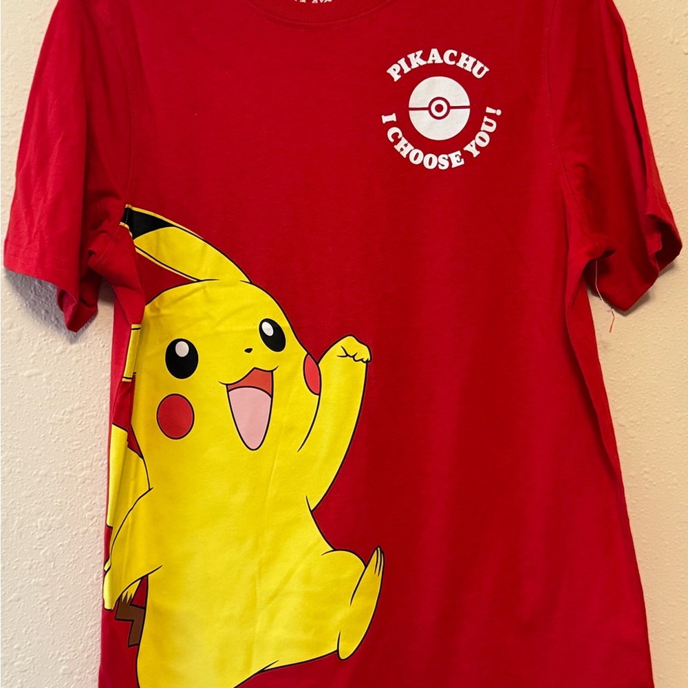 Hybrid Apparel Red Pikachu Kids T-Shirt